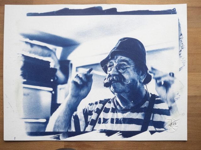 jose-enriquez.es aviación fotografía cianotipia retrato cyanotype portrait photography