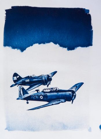jose-enriquez.es aviación fotografía cianotipia retrato cyanotype portrait photography